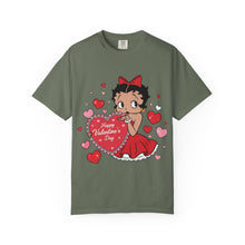 Load image into Gallery viewer, Betty Boop Valentine Shirt, Love Shirt, Heart Design Shirt, Valentine's Day Shirt Women, Women's Valentine's Day Gift, Valentine's Outfit