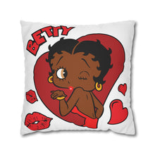 Load image into Gallery viewer, Cute Betty Boop Pillowcase, Living Room Decor, Pillowcase Christmas Gift, Printed Pillow Cover, Housewarming Gift, Betty Boop Collection
