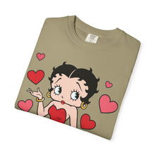 Load image into Gallery viewer, Be My Valentine Shirt, Cute Betty Boop T-shirt Valentine Gift For Girl Friend, Heart Design Tshirt, Womens Valentines Graphic Tee