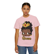Load image into Gallery viewer, Betty Boop Design T-shirt, Black Queenly Shirt, Cartoon Graphic Tee, Comfort Colors Shirt For Her Birthday Gift