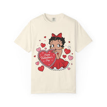 Load image into Gallery viewer, Betty Boop Valentine Shirt, Love Shirt, Heart Design Shirt, Valentine's Day Shirt Women, Women's Valentine's Day Gift, Valentine's Outfit