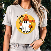 Load image into Gallery viewer, Comfort Colors Halloween Ghost Shirt, Halloween Shirt, Halloween Gift, Halloween Pumpkin Shirt, Spooky Season Shirt, Trick or Treat Shirt
