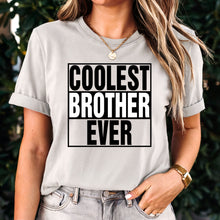 Load image into Gallery viewer, Comfort Colors Big Brother Shirt, Coolest Brother Ever Shirt, Brother Tshirt, Mens Clothing, Family Shirt, Graphic Tees, Christmas Gifts