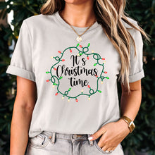 Load image into Gallery viewer, It's Christmas Time Shirt, Merry Christmas T-Shirt, Christmas Lights Shirt, Christmas Lights T-Shirt, Christmas Shirt, Christmas Gift
