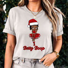 Load image into Gallery viewer, Betty Boop Shirt, Funny Christmas Shirt, Betty Boop Tshirt Christmas Gifts Black Betty Boop Womens Clothing, Betty Boop Christmas Design