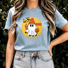 Load image into Gallery viewer, Comfort Colors Halloween Ghost Shirt, Halloween Shirt, Halloween Gift, Halloween Pumpkin Shirt, Spooky Season Shirt, Trick or Treat Shirt