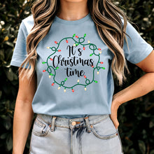 Load image into Gallery viewer, It's Christmas Time Shirt, Merry Christmas T-Shirt, Christmas Lights Shirt, Christmas Lights T-Shirt, Christmas Shirt, Christmas Gift