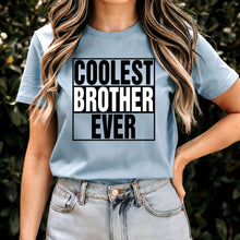 Load image into Gallery viewer, Comfort Colors Big Brother Shirt, Coolest Brother Ever Shirt, Brother Tshirt, Mens Clothing, Family Shirt, Graphic Tees, Christmas Gifts