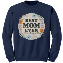 Load image into Gallery viewer, Best_Mom_Ever_Sweatshirt_Mothers_Day_S_Navy_Mockup.png