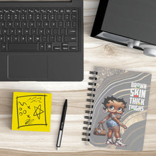 Load image into Gallery viewer, Betty Boop - Brown Skin and Thick Thighs Spiralbound Notebook