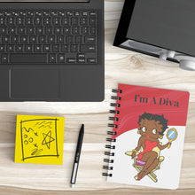 Load image into Gallery viewer, Betty Boop - I'm a Diva Spiralbound Notebook