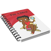 Load image into Gallery viewer, Betty Boop - I'm a Diva Spiralbound Notebook