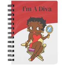 Load image into Gallery viewer, Betty Boop - I'm a Diva Spiralbound Notebook