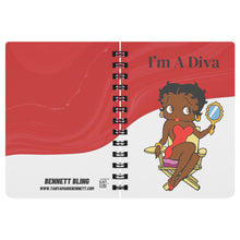Load image into Gallery viewer, Betty Boop - I'm a Diva Spiralbound Notebook