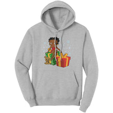 Load image into Gallery viewer, Betty Boop Christmas Hoodie, Betty Boop Womens Hoodie, Christmas Gift for Her, Holiday Graphic Hoodie, Betty Boop Hoodie, Womens Clothing