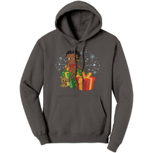 Load image into Gallery viewer, Betty Boop Christmas Hoodie, Betty Boop Womens Hoodie, Christmas Gift for Her, Holiday Graphic Hoodie, Betty Boop Hoodie, Womens Clothing