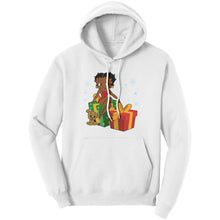 Load image into Gallery viewer, Betty Boop Christmas Hoodie, Betty Boop Womens Hoodie, Christmas Gift for Her, Holiday Graphic Hoodie, Betty Boop Hoodie, Womens Clothing