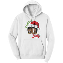 Load image into Gallery viewer, Betty Boop Christmas Hoodie, Feeling Jolly Sweatshirt, Christmas Gift for Her, Holiday Graphic Hoodie, Betty Boop Hoodie, Womens Clothing