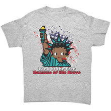 Load image into Gallery viewer, Betty_Boop_Funny_Patriotic_Shirt_Indepe_Ash_Grey_Front_Mockup.png