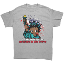 Load image into Gallery viewer, Betty_Boop_Funny_Patriotic_Shirt_Indepe_Sport_Grey_Front_Mockup.png