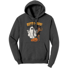 Load image into Gallery viewer, Betty_Boop_Halloween_Hoodie_Cute_Hallow_Dark_Heather_Front_Mockup.png