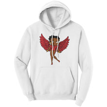 Load image into Gallery viewer, Betty Boop Hoodie, Betty Boop Graphic Hoodie, Betty Boop with Angel Wings Hoodie, Betty Boop Gift, Christmas Hoodie, Christmas Gifts For Her