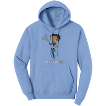 Load image into Gallery viewer, Betty_Boop_Hoodie_Betty_Boop_Womens_Hoo_Light_Blue_Front_Mockup.png