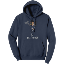 Load image into Gallery viewer, Betty_Boop_Hoodie_Betty_Boop_Womens_Hoo_Navy_Front_Mockup.png