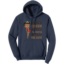 Load image into Gallery viewer, Betty_Boop_Hoodie_Black_Girl_Hoodie_Bl_Navy_Front_Mockup.png