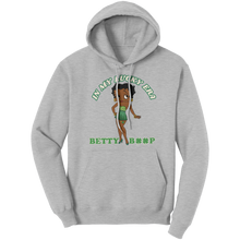 Load image into Gallery viewer, Betty_Boop_Hoodie_In_My_Lucky_Era_Hoodi_Ash_Front_Mockup.png