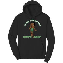 Load image into Gallery viewer, Betty_Boop_Hoodie_In_My_Lucky_Era_Hoodi_Black_Front_Mockup.png