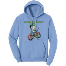 Load image into Gallery viewer, Betty_Boop_Hoodie_In_My_Lucky_Era_Hoodi_Light_Blue_Front_Mockup.png