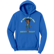 Load image into Gallery viewer, Betty_Boop_Hoodie_In_My_Lucky_Era_Hoodi_Royal_Front_Mockup.png
