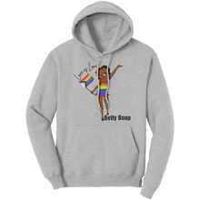 Load image into Gallery viewer, Betty_Boop_Hoodie_Love_is_Love_Hoodie__Ash_Front_Mockup.png