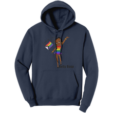 Load image into Gallery viewer, Betty_Boop_Hoodie_Love_is_Love_Hoodie__Navy_Front_Mockup.png