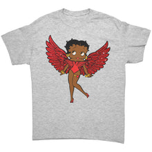 Load image into Gallery viewer, Betty Boop Shirt, Angel Wings Betty Boop Womens Shirt, Cute Betty Boop Graphic Tee, Betty Boop Gift, Christmas Shirt, Christmas Gift For Her