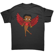 Load image into Gallery viewer, Betty Boop Shirt, Angel Wings Betty Boop Womens Shirt, Cute Betty Boop Graphic Tee, Betty Boop Gift, Christmas Shirt, Christmas Gift For Her