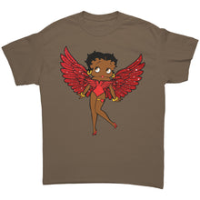 Load image into Gallery viewer, Betty Boop Shirt, Angel Wings Betty Boop Womens Shirt, Cute Betty Boop Graphic Tee, Betty Boop Gift, Christmas Shirt, Christmas Gift For Her