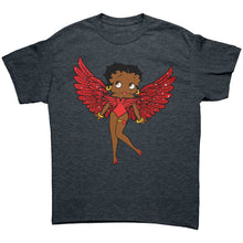 Load image into Gallery viewer, Betty Boop Shirt, Angel Wings Betty Boop Womens Shirt, Cute Betty Boop Graphic Tee, Betty Boop Gift, Christmas Shirt, Christmas Gift For Her