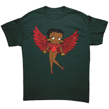 Load image into Gallery viewer, Betty Boop Shirt, Angel Wings Betty Boop Womens Shirt, Cute Betty Boop Graphic Tee, Betty Boop Gift, Christmas Shirt, Christmas Gift For Her
