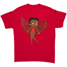 Load image into Gallery viewer, Betty Boop Shirt, Angel Wings Betty Boop Womens Shirt, Cute Betty Boop Graphic Tee, Betty Boop Gift, Christmas Shirt, Christmas Gift For Her