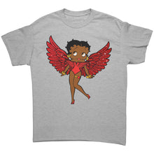 Load image into Gallery viewer, Betty Boop Shirt, Angel Wings Betty Boop Womens Shirt, Cute Betty Boop Graphic Tee, Betty Boop Gift, Christmas Shirt, Christmas Gift For Her