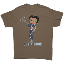 Load image into Gallery viewer, Betty_Boop_Shirt_Betty_Boop_Graphic_Shi_Brown_Savana_Front_Mockup.png