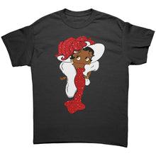 Load image into Gallery viewer, Betty Boop Shirt, Betty Boop T-Shirt, Christmas Shirt, Christmas Gifts For Her, Black Betty Boop Womens Shirt, Girly Betty Boop Retro Shirt