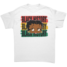 Load image into Gallery viewer, Betty_Boop_Shirt_Black_History_Shirt_B_White_Front_Mockup.png