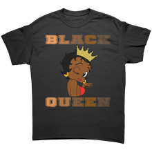 Load image into Gallery viewer, Betty_Boop_Shirt_Black_Queen_Shirt_Bla_Black_Front_Mockup.png