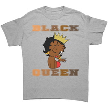 Load image into Gallery viewer, Betty_Boop_Shirt_Black_Queen_Shirt_Bla_Sport_Grey_Front_Mockup.png