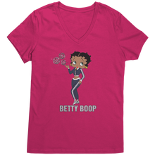 Load image into Gallery viewer, Betty_Boop_Shirt_Cute_Betty_Boop_Party__Dark_Fuchsia_Mockup.png