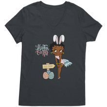 Load image into Gallery viewer, Betty_Boop_Shirt_Easter_Egg_Shirt_Happ_Charcoal_Mockup.png