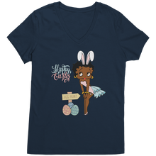 Load image into Gallery viewer, Betty_Boop_Shirt_Easter_Egg_Shirt_Happ_New_Navy_Mockup.png
